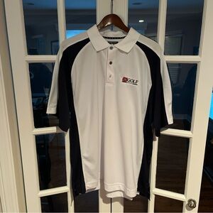 Sports Illustrated Golf Foot Joy White and Black Golf Polo Shirt/Brand New